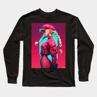 STREET FIGHTER | 🔴 M.BISONS CAMMY 🔴 THE DICTATORS KILLER BEE 🔴 FEMALE BISON Long Sleeve T-Shirt